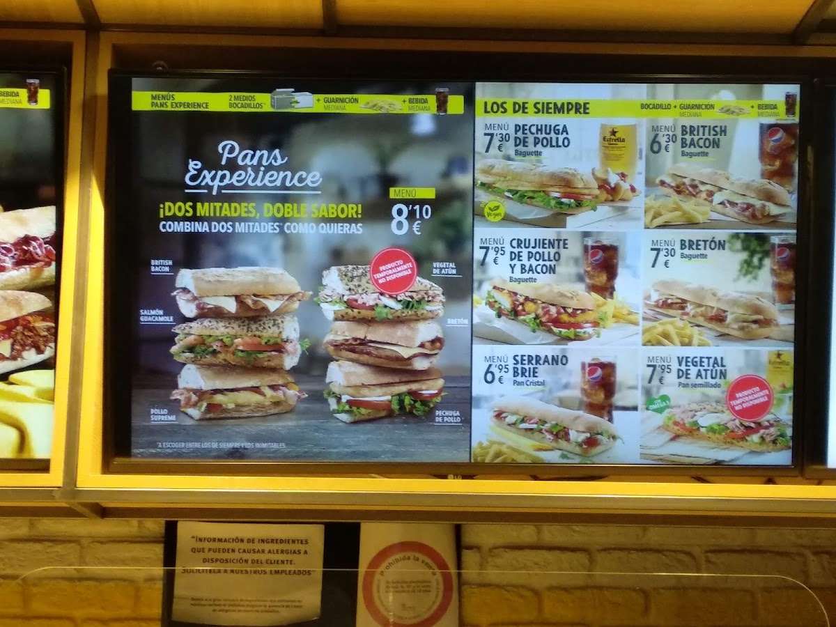 Menu Pans & Company-1